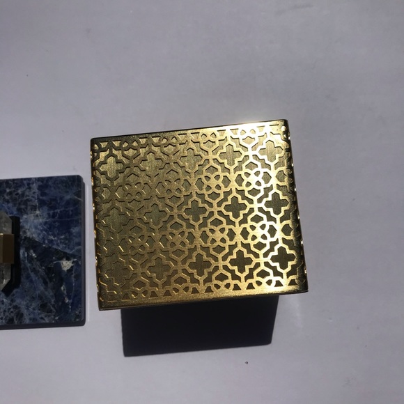 Kendra Scott Square Filigree Box In Blue Sodalite - Picture 5 of 6